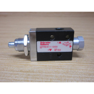 Schrader Bellows 404111000 Poppet Valve WPlunger - New No Box