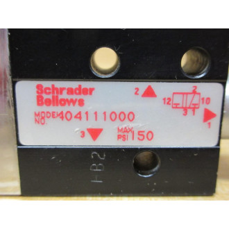 Schrader Bellows 404111000 Poppet Valve WPlunger - New No Box