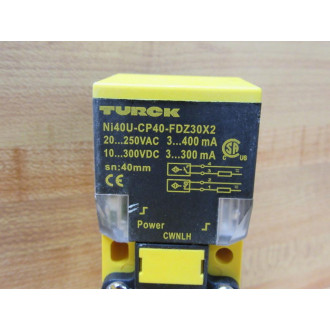 Turck Ni40U-CP40-FDZ30X2 Proximity Sensor Ni40UCP40FDZ30X2