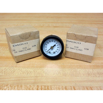 DASCO 15-P88-01B-60 1.5" Gauge 15P8801B60 (Pack of 2)
