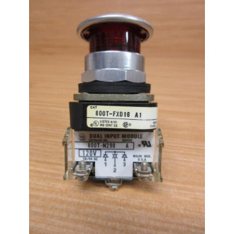 Allen Bradley 800T-FXD16A1 Red Button 800T-FXD16RA1