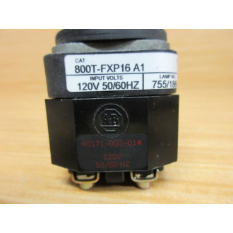 Allen Bradley 800T-FXP16GA1 Button W40171-002-01,800T-XA1 - New No Box