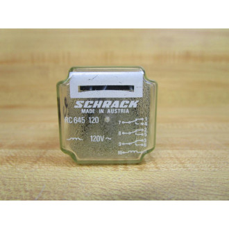 Schrack RC 645 120V Relay RC 645 120 - New No Box