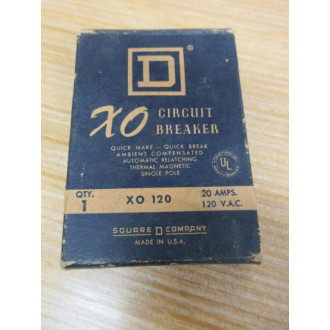 Square D XO 120 20A Circuit Breaker XO120