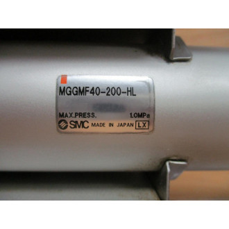 SMC MGGMF40-200HL Guide Cylinder MGGMF40200HL - Used