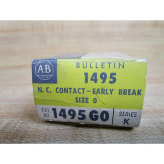 Allen Bradley 1495-G0 Contact 1495-GO Series K