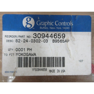 Graphic Controls 30944659 Chart Recorder Pen 82-24-0302-03 (Pack of 9)