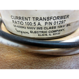 Simpson 1T850 Current Transformer  01297