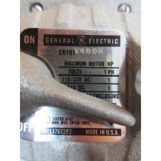General Electric CR101Y400H GE Starter Housing W CR101Y - New No Box
