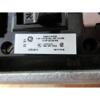 General Electric CR101Y400H GE Starter Housing W CR101Y - New No Box