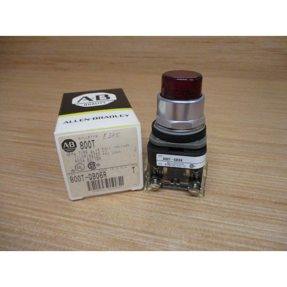 Allen Bradley 800T-QB06R Push Button Switch