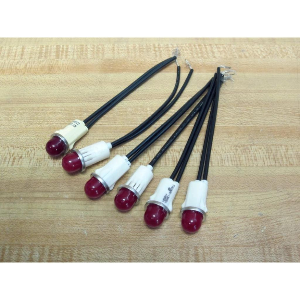 IDI 1050A1 Neon Red Indicator (Pack of 6) - New No Box IDI 1050A1 Neon Red Indicator (Pack of 6) - New No Box