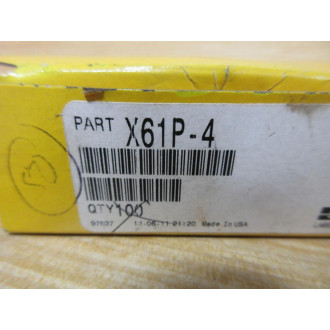 Parker X61P-4 Tubing Compression Fitting X61P4 (Pack of 42)