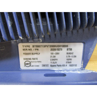 ProMinent BT5B0713PVT2000UD010000 Beta 5 Metering Pump BT5B Chipped - Used