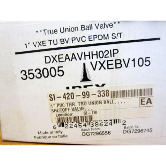 Ipex 353005 1"PVC True Union Ball Valve