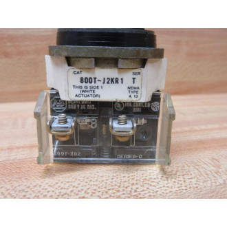 Allen Bradley 800T-J2KR1 Selector Switch  800TJ2KR1 W800T-XD2  800T-XA - Used