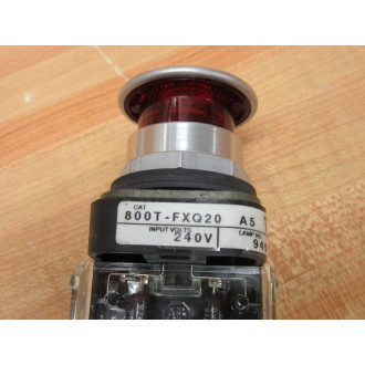 Allen Bradley 800T-FXQ20RA5 Red Button 800TFXQ20RA5