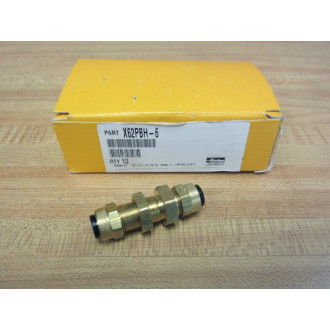 Parker X62PBH-6 38" Brass Compression Fitting X62PBH6 (Pack of 15)