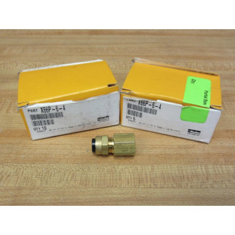 Parker X66P-6-4 Brass Female Fitting X66P64 (Pack of 10)