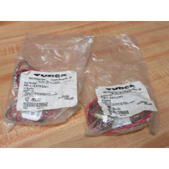 Turck FSB 4-0.514.5NPT Microfast Receptacle U0957-62 (Pack of 2)