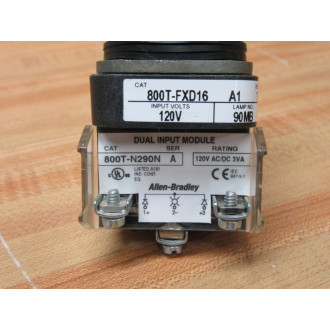 Allen Bradley 800T-FXD16A1 Red Button 800T-FXD16RA1 - New No Box