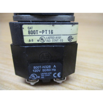 Allen Bradley 800T-PT16B Push Button 800TPT16B - Used