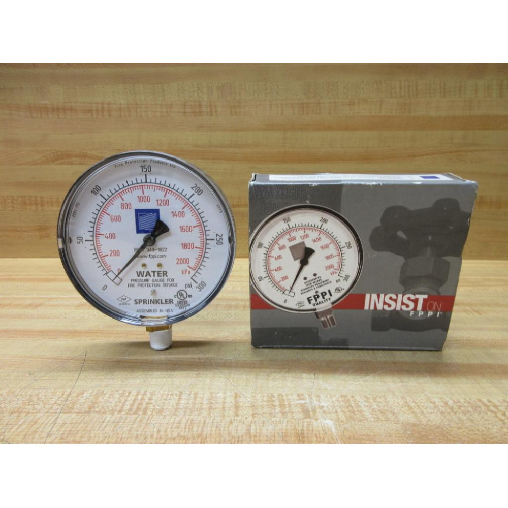 Fire Protection Products 11-550-00 FPPI Water Gauge FPPI-PG 0-300