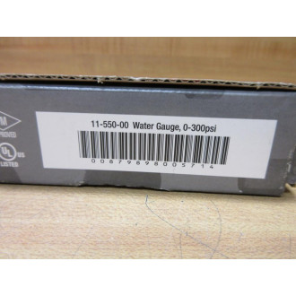 Fire Protection Products 11-550-00 FPPI Water Gauge FPPI-PG 0-300