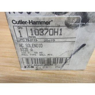 Cutler Hammer 10370H1 Eaton AC Solenoid