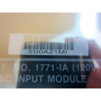 Allen Bradley 1771-IA Module 1771-1A WWiring Arm & Manual - New No Box