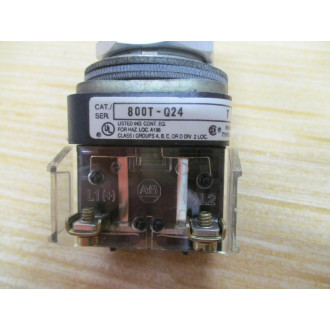 Allen Bradley 800T-Q24B Pilot Light 800TQ24B - Used