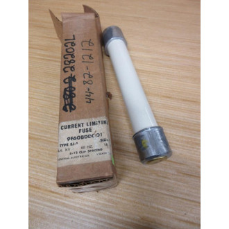 General Electric 9F60BDD001 GE Current Limiting 1E AMP Fuse