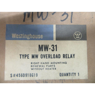 Westinghouse MW-31 Type MW Overload Relay MW31 Right Hand Mounting