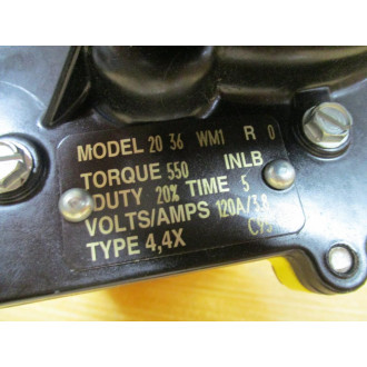 Worcester 2036WM1 Electric Actuator 2036WM1R0 W 1-12A4416TTE - Used