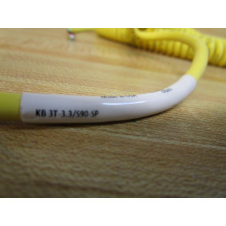 Turck KB 3T-3.3S90-SP MicroFast Molded Cordset U2398-1
