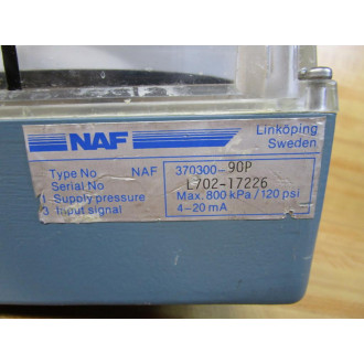 NAF 370300-90P Pneumatic Valve Positioner 37030090P - New No Box
