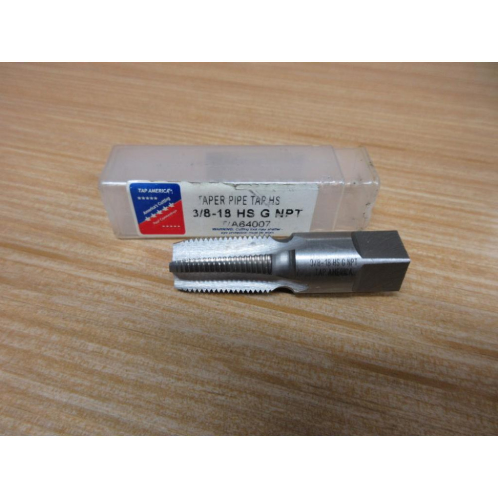 Tap America TA64007 Taper Pipe Tap 38-18 HS G NPT