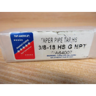 Tap America TA64007 Taper Pipe Tap 38-18 HS G NPT
