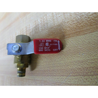 Jomar T-82 Mini Ball Valve T82Mini 18 - New No Box
