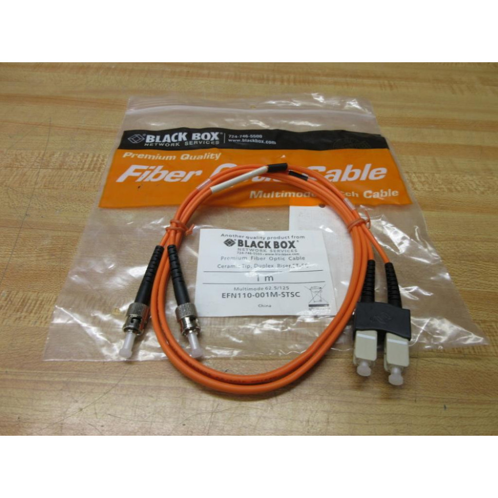 Black Box EFN110-001M-STSC Fiber Optic Cable EFN110001MSTSC