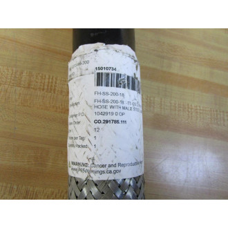 Kadant Johnson FH-SS-200-18 Braided Stainless Steel Hose 15010734 - New No Box