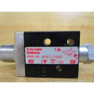 Schrader Bellows 404111000 Poppet Valve WPlunger