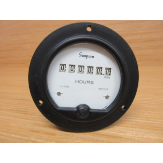 Simpson 3-702913 Hour Meter 03580 - New No Box