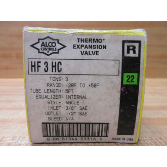 Alco HF 3 HC Thermo Expansion Valve HF3HC