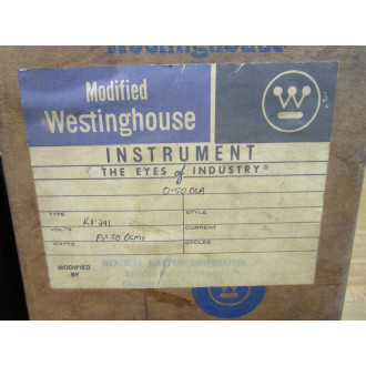 Westinghouse KX-241 Meter KX241 0-50 DCA, WHardware