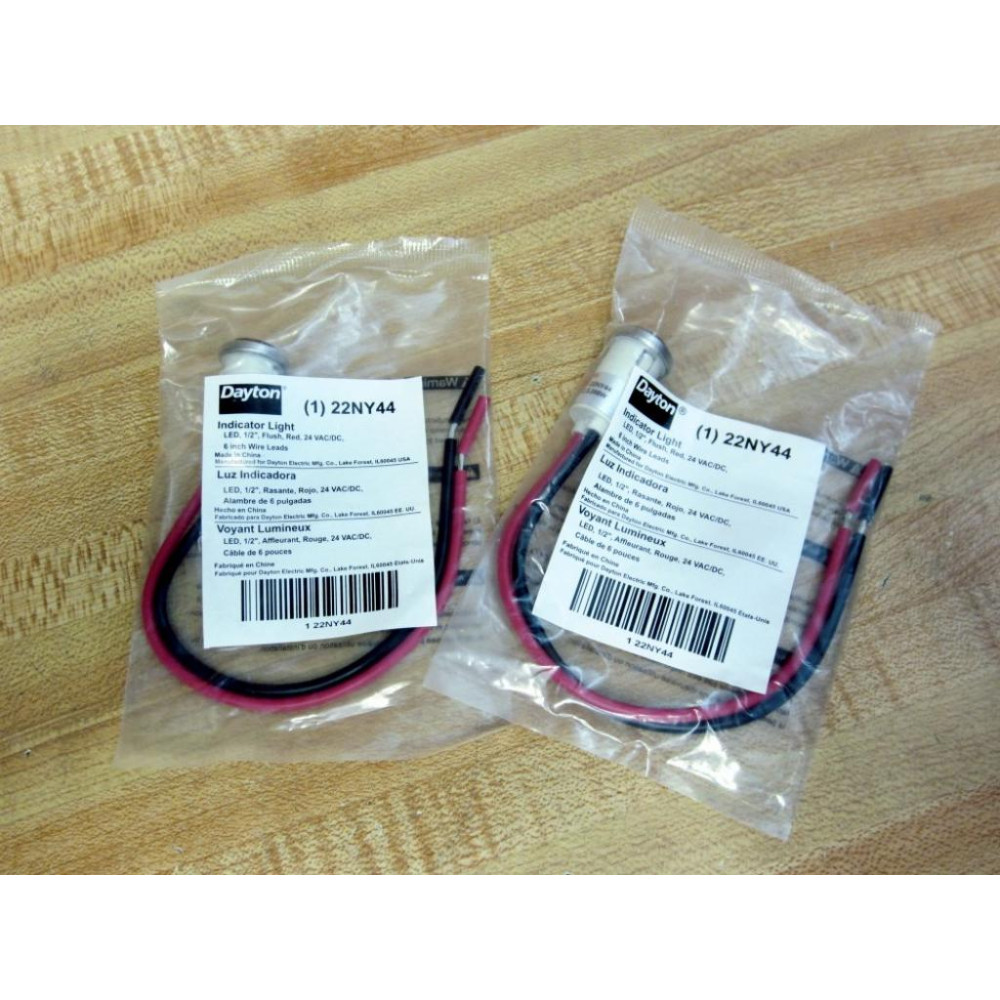 Dayton 22NY44 Indicator Light (Pack of 2)