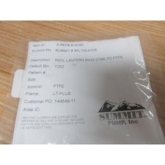 Summit Pump 96L105-PTFE Replacement LAntern Ring 96L105