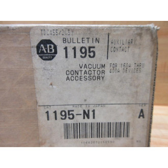 Allen Bradley 1195-N1 Auxiliary Contact 1195N1