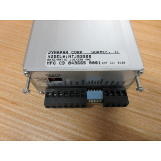Dynapar MTJR2S00 Max Jr. Tach 2 Time Interval Controller - New No Box