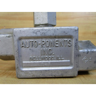 Auto-Ponents NT-500-A Flow Control Valve T-500-A - Used